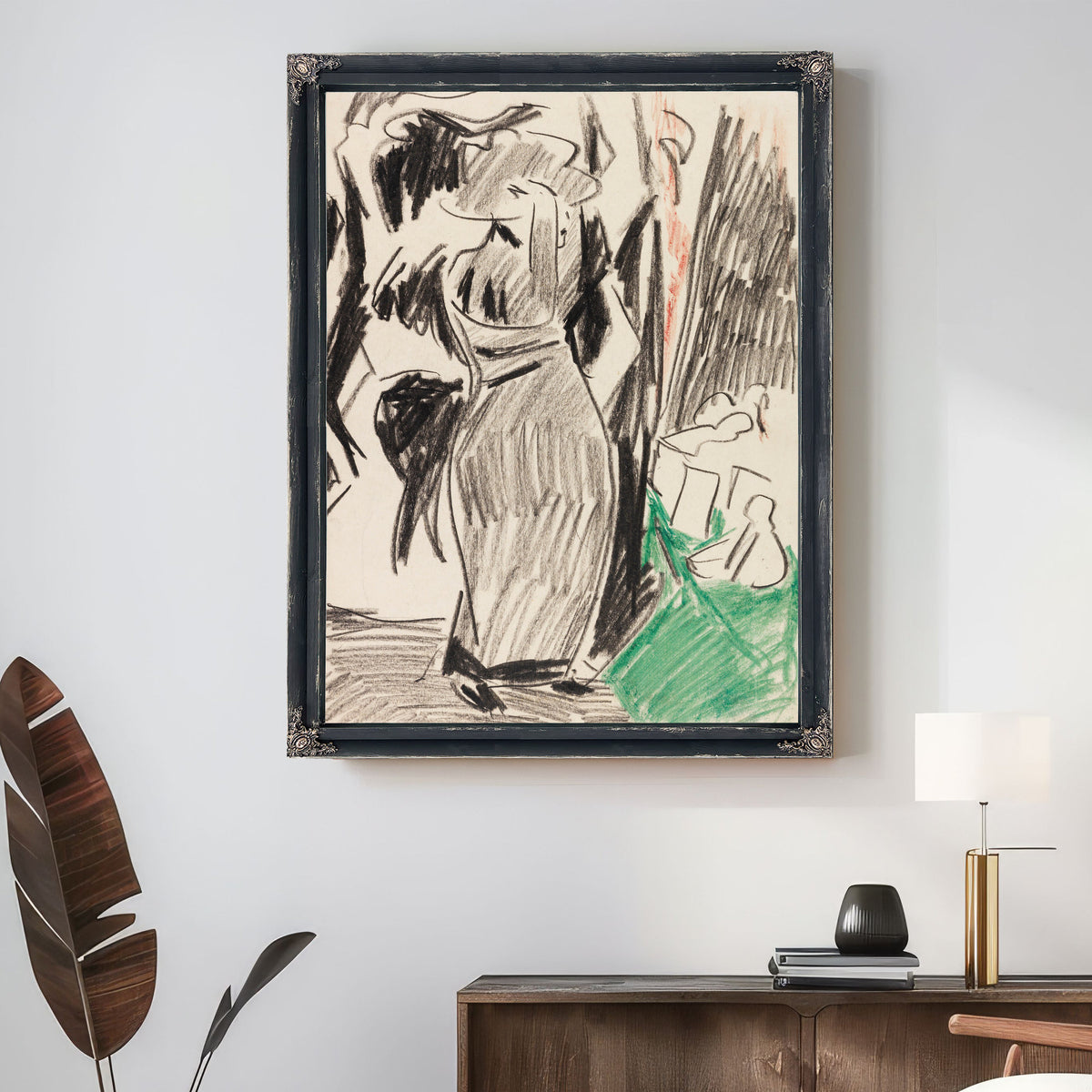 Frau Vor Dem Spiegel 1910 By Ernst Ludwig Kirchner