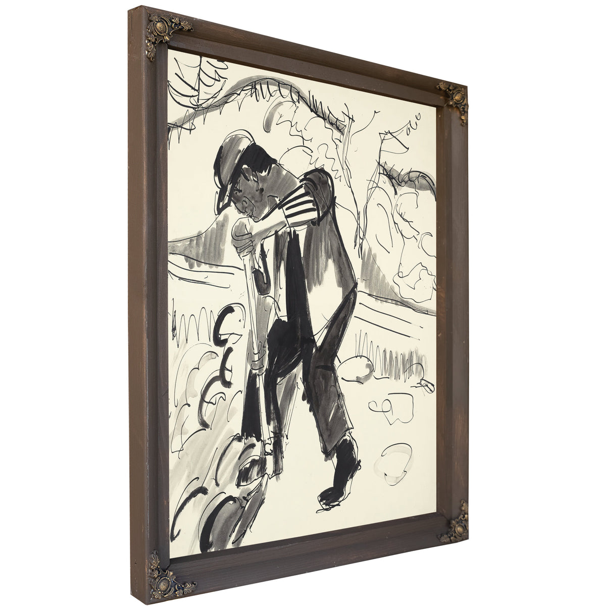 Grabender Bauer Digging Peasant Circa By Ernst Ludwig Kirchner