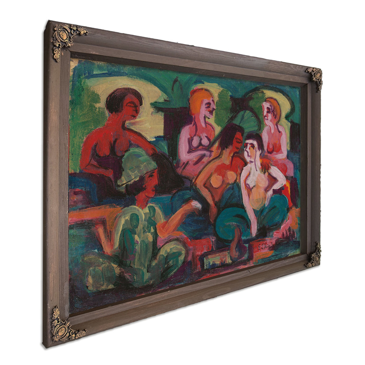 Im Palast der Prinzessinnen Circa 1922 By Ernst Ludwig Kirchner