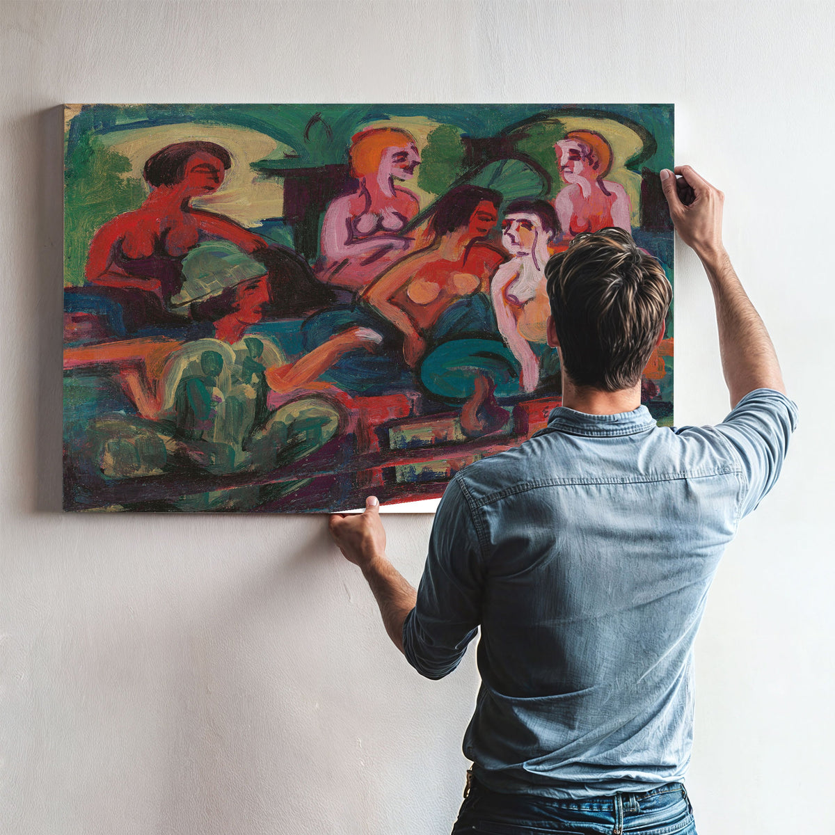 Im Palast der Prinzessinnen Circa 1922 By Ernst Ludwig Kirchner