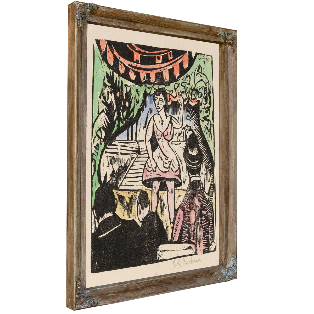 Kleines Variete Mit Sangerin 1912 By Ernst Ludwig Kirchner