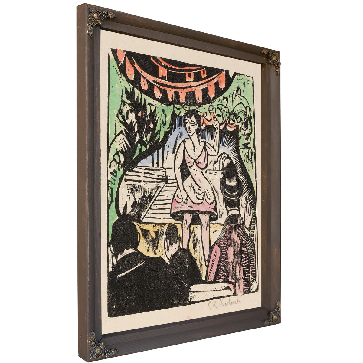 Kleines Variete Mit Sangerin 1912 By Ernst Ludwig Kirchner