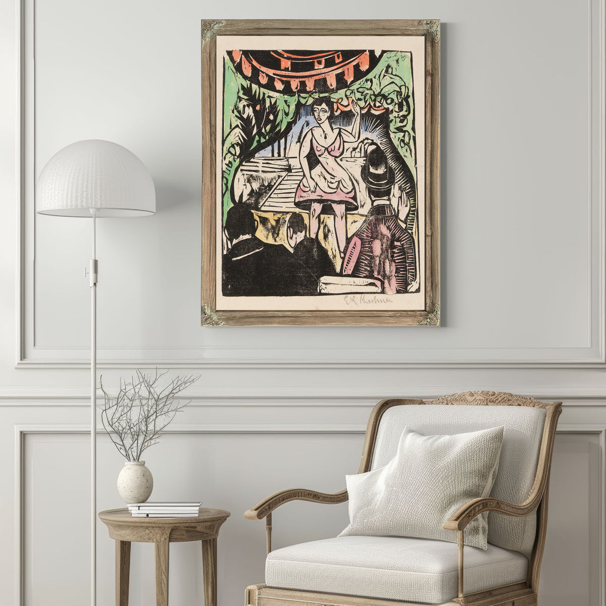 Kleines Variete Mit Sangerin 1912 By Ernst Ludwig Kirchner