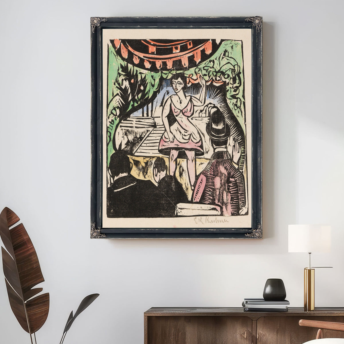 Kleines Variete Mit Sangerin 1912 By Ernst Ludwig Kirchner
