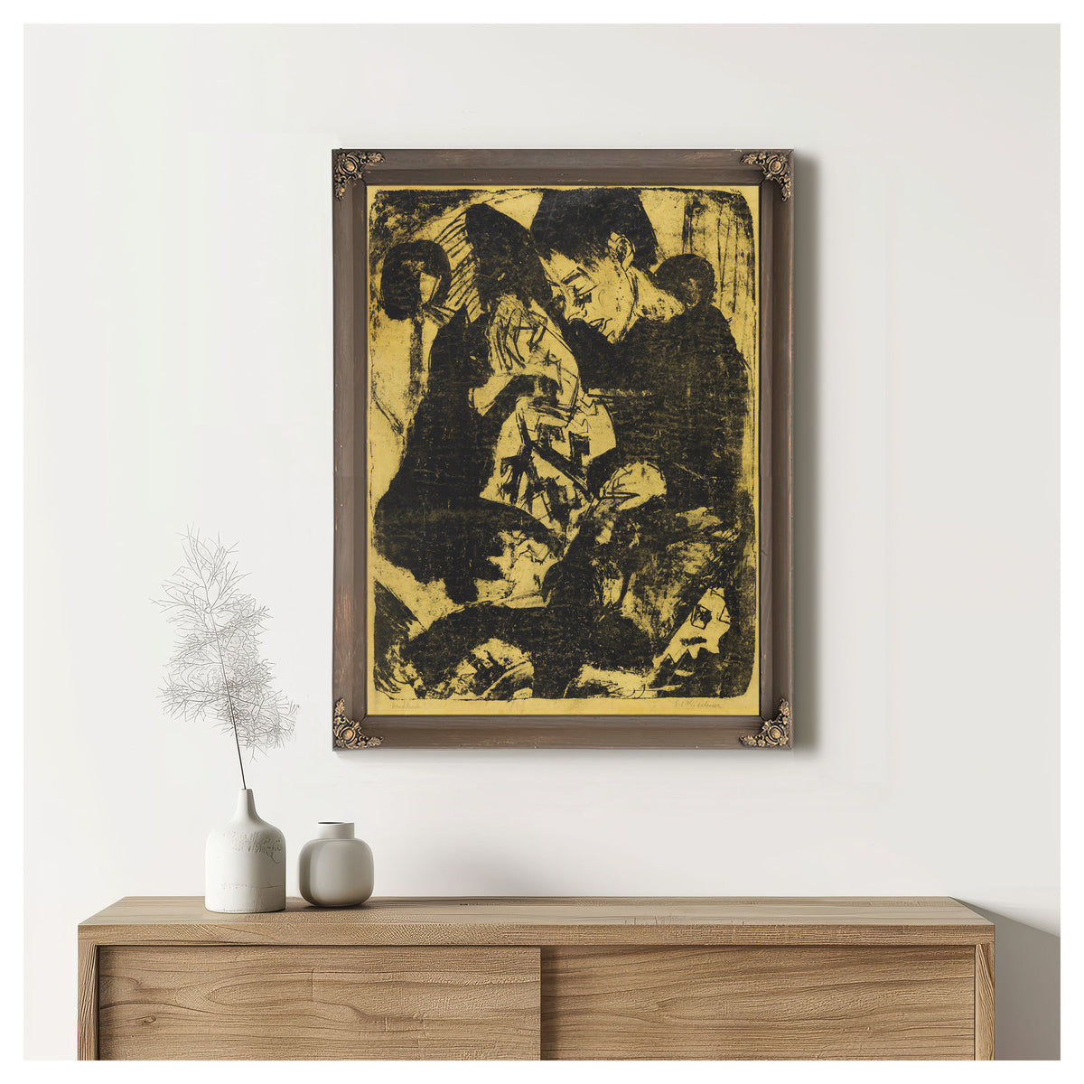 Knabe Mit Katze 1920 By Ernst Ludwig Kirchner