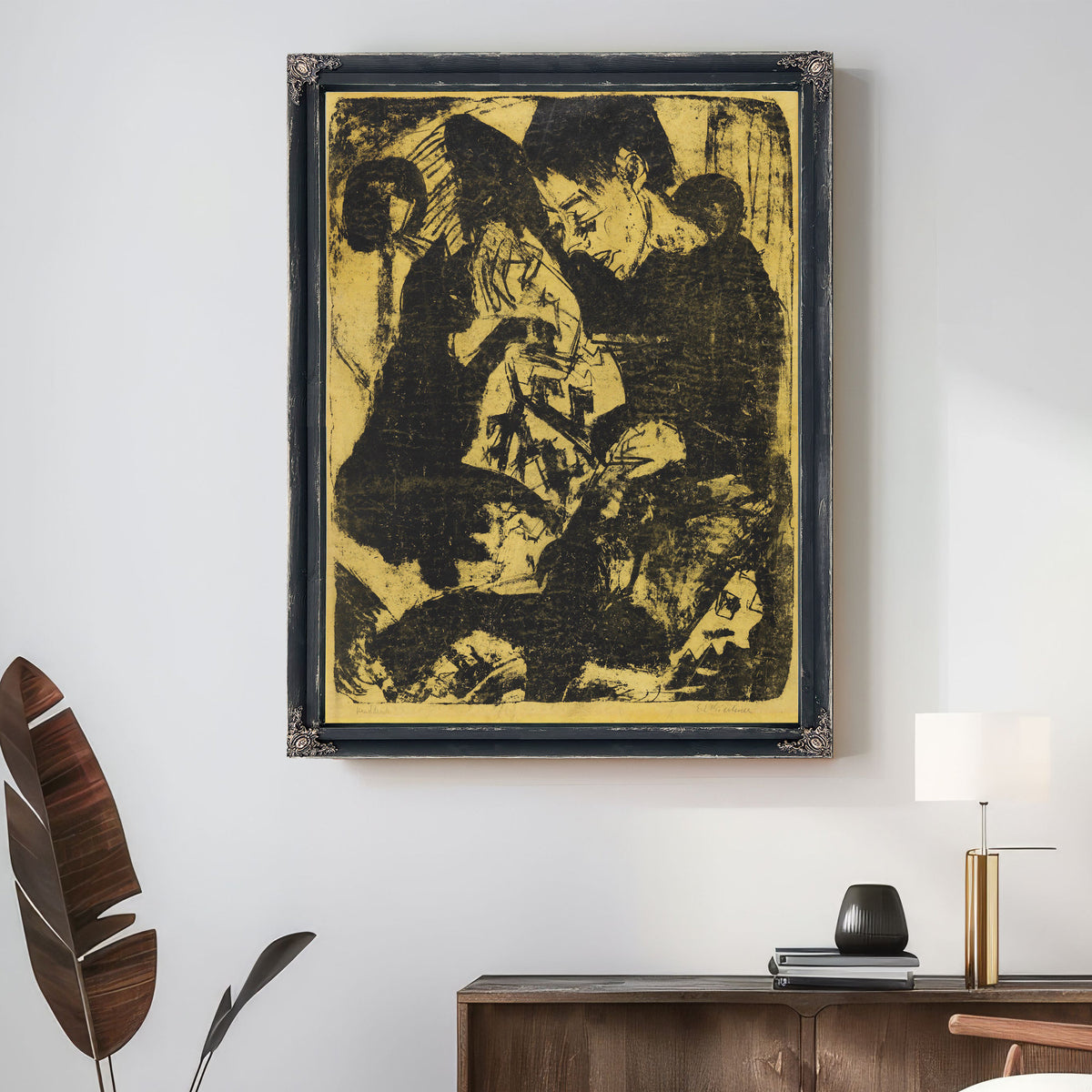 Knabe Mit Katze 1920 By Ernst Ludwig Kirchner