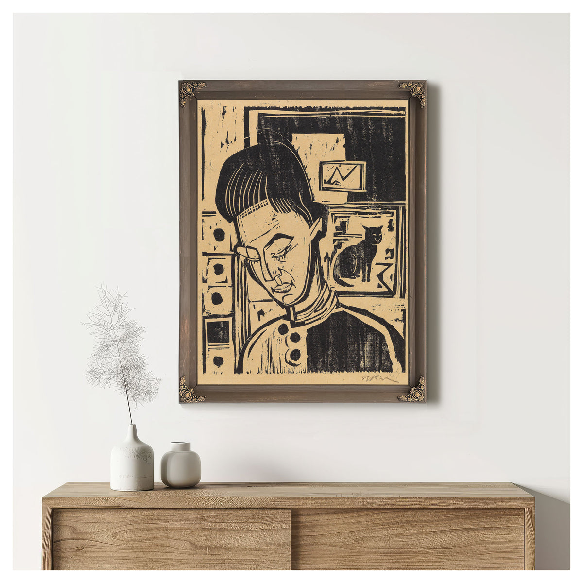 Knabenkopf Andreas 1924 By Ernst Ludwig Kirchner