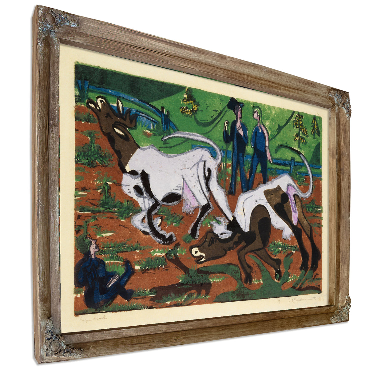 Kuhe Im Fruhling 1933 By Ernst Ludwig Kirchner