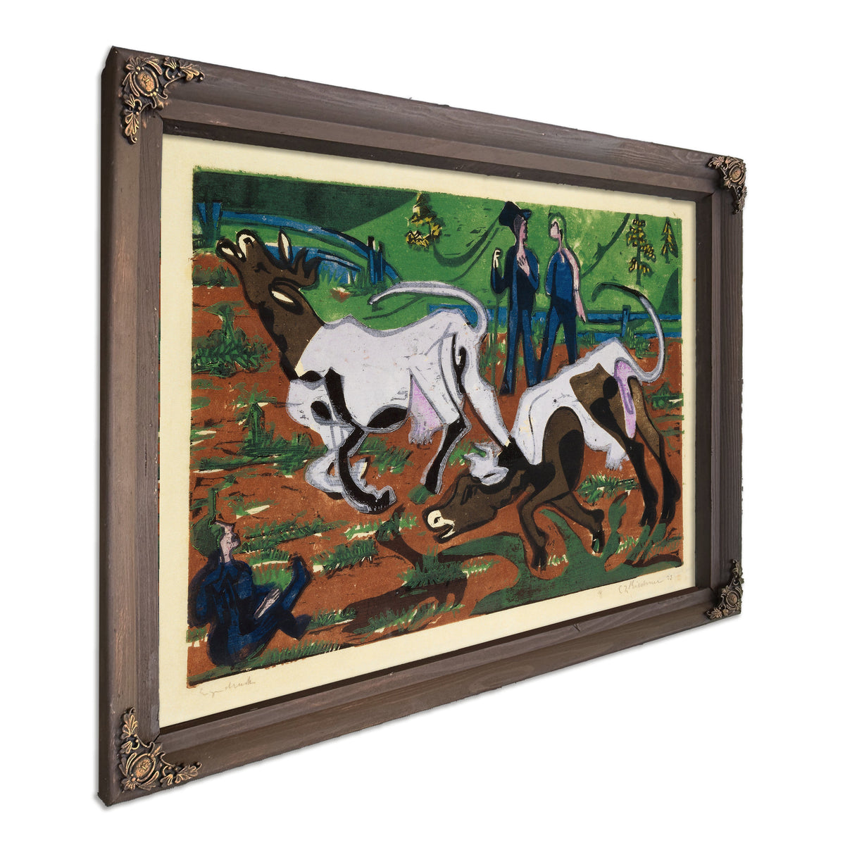 Kuhe Im Fruhling 1933 By Ernst Ludwig Kirchner