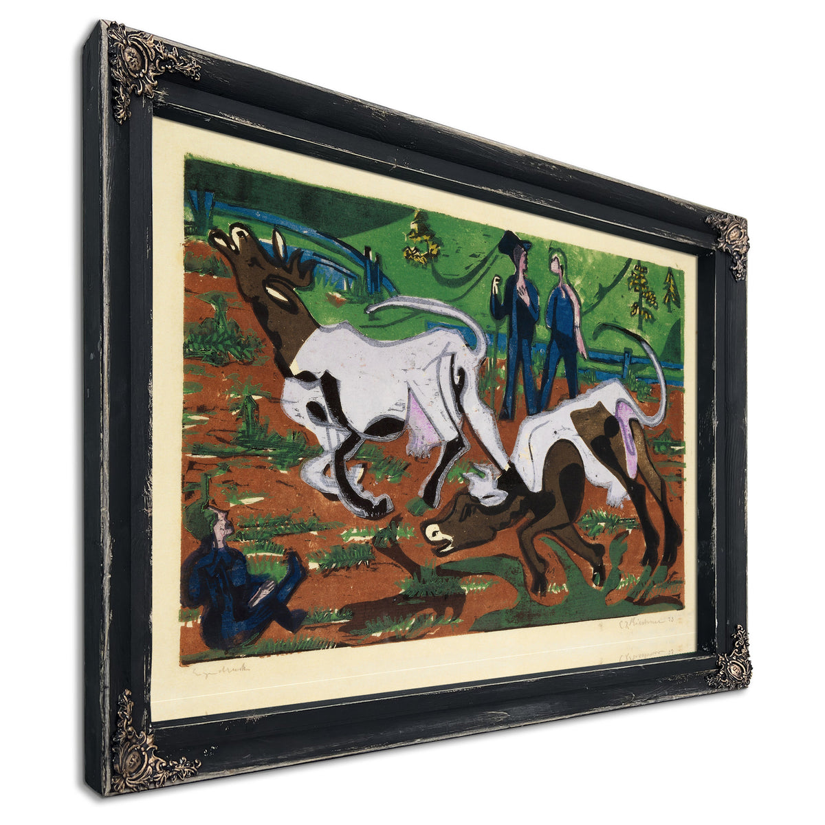 Kuhe Im Fruhling 1933 By Ernst Ludwig Kirchner