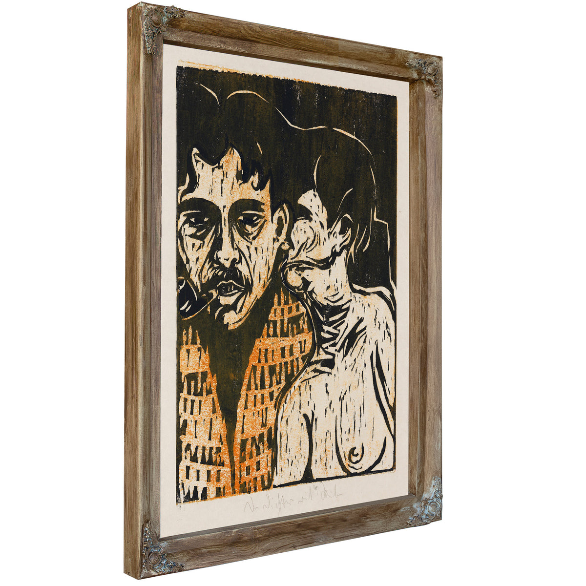 Maler Und Modell Dichter Und Weib 1907 By Ernst Ludwig Kirchner