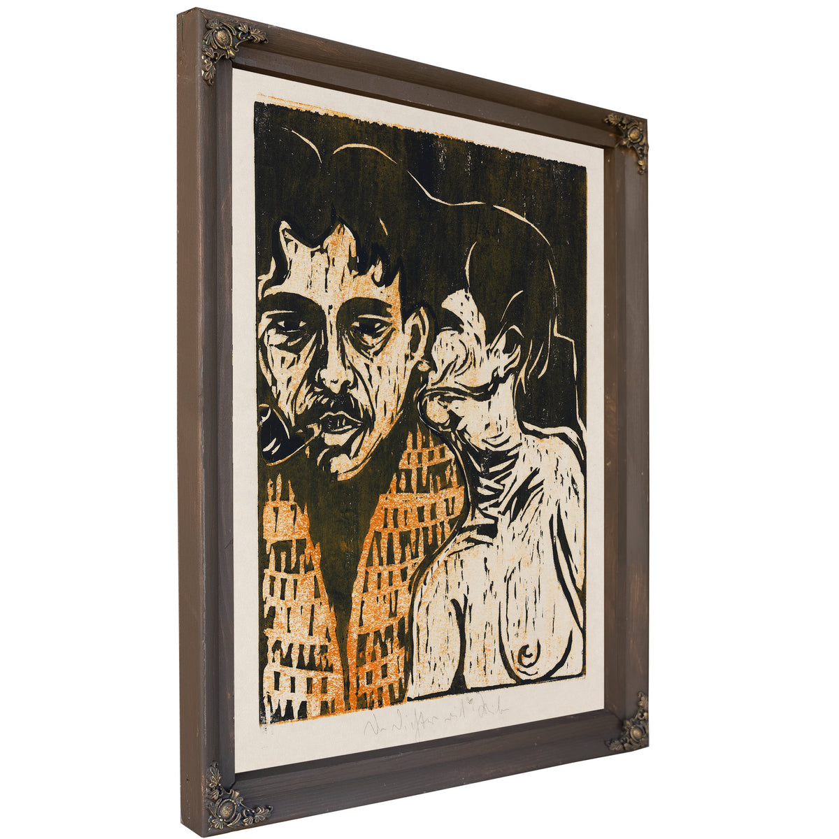 Maler Und Modell Dichter Und Weib 1907 By Ernst Ludwig Kirchner