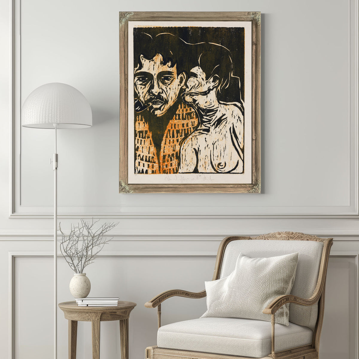 Maler Und Modell Dichter Und Weib 1907 By Ernst Ludwig Kirchner