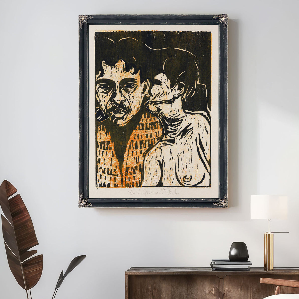 Maler Und Modell Dichter Und Weib 1907 By Ernst Ludwig Kirchner