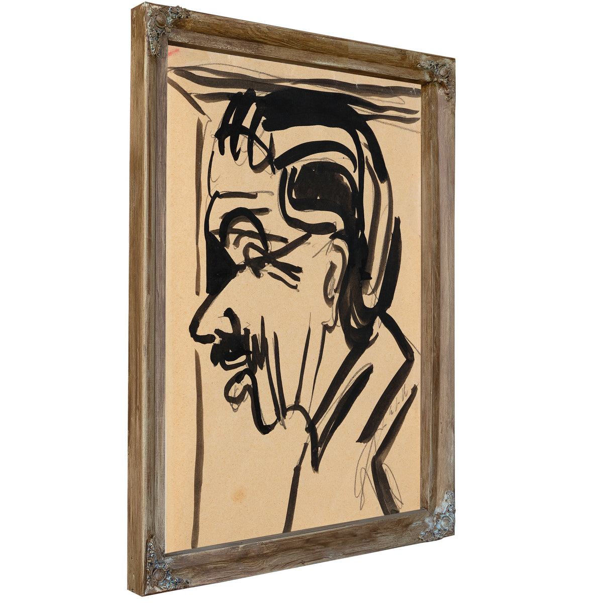 Mannerportrat 1910 By Ernst Ludwig Kirchner