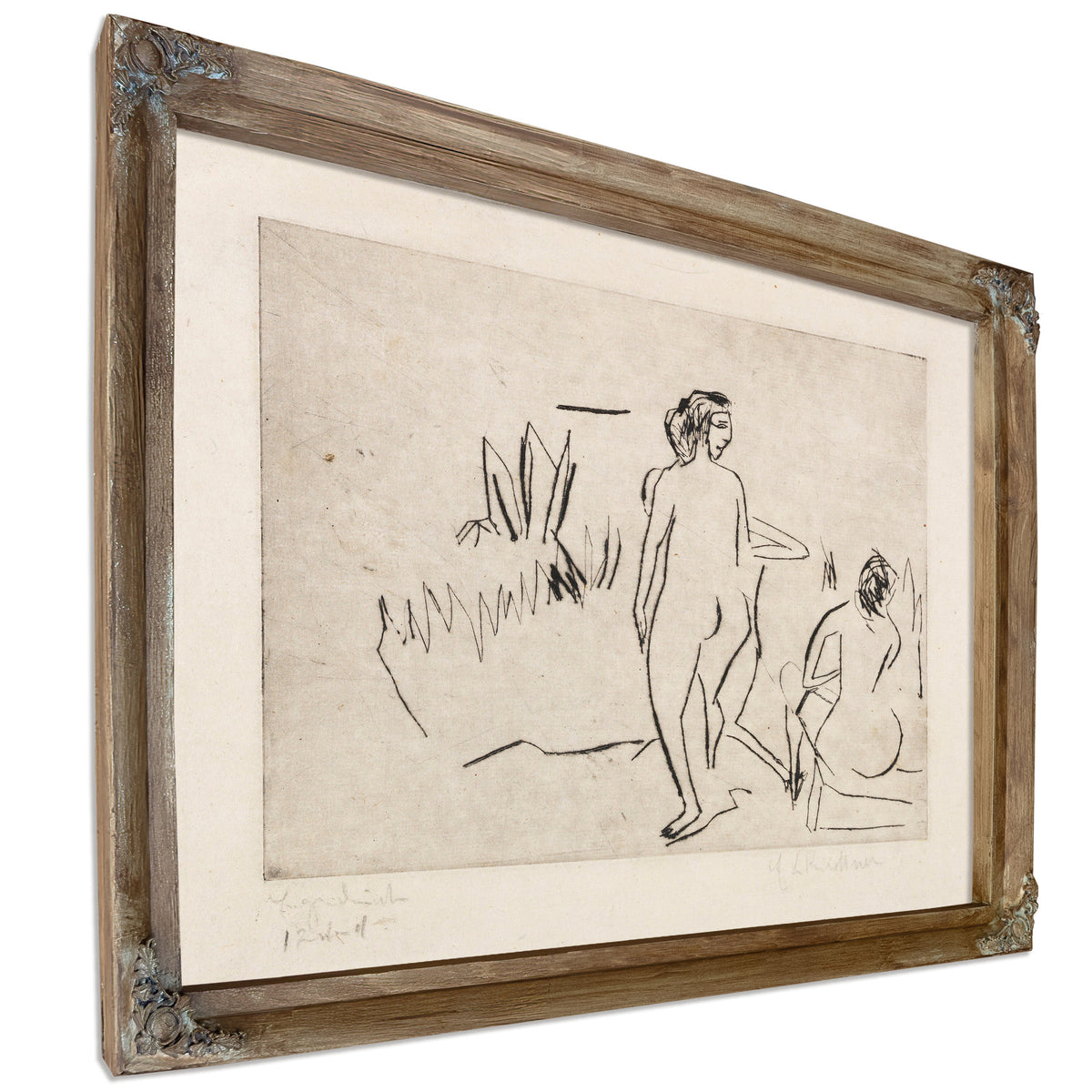 Moritzburger Badende Am Schilf 1910 By Ernst Ludwig Kirchner