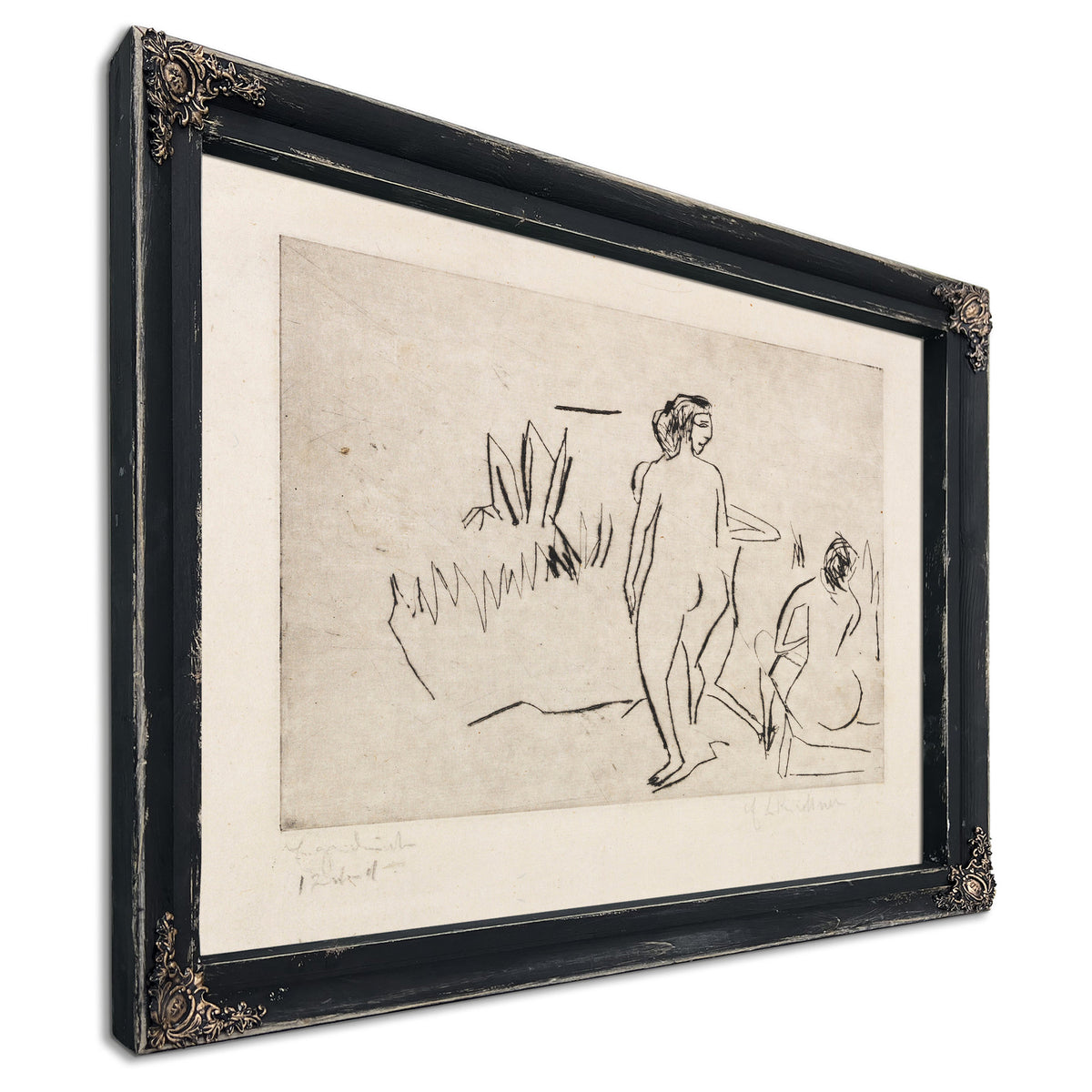 Moritzburger Badende Am Schilf 1910 By Ernst Ludwig Kirchner