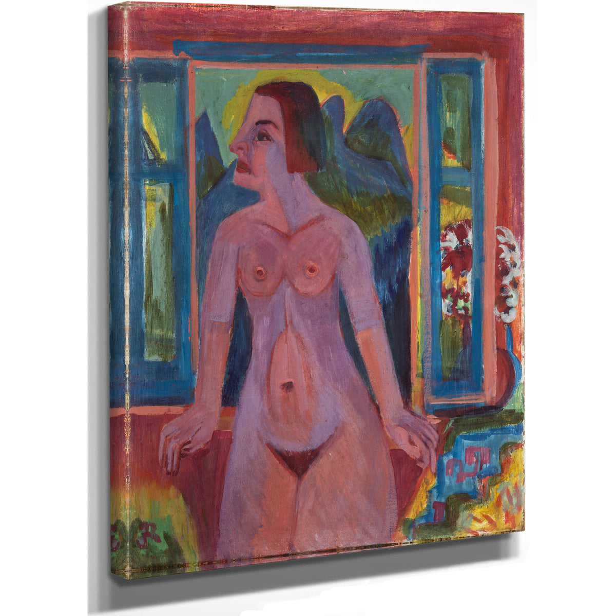Nude Woman Window 1922 1923 By Ernst Ludwig Kirchner