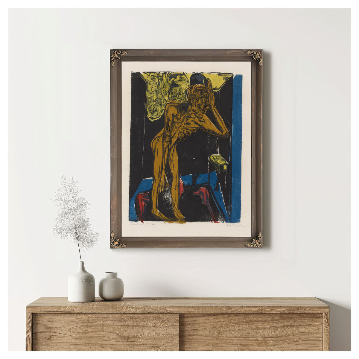 Schlemihl der Einsamkeit Des Zimmers By Ernst Ludwig Kirchner