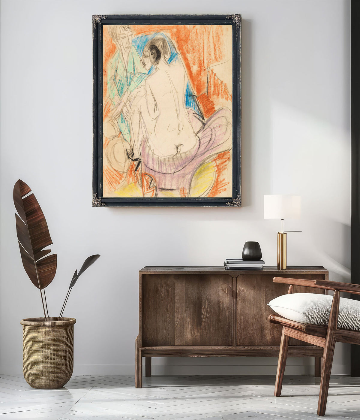 Selbstportrat Mit Gerda Mann Und By Ernst Ludwig Kirchner