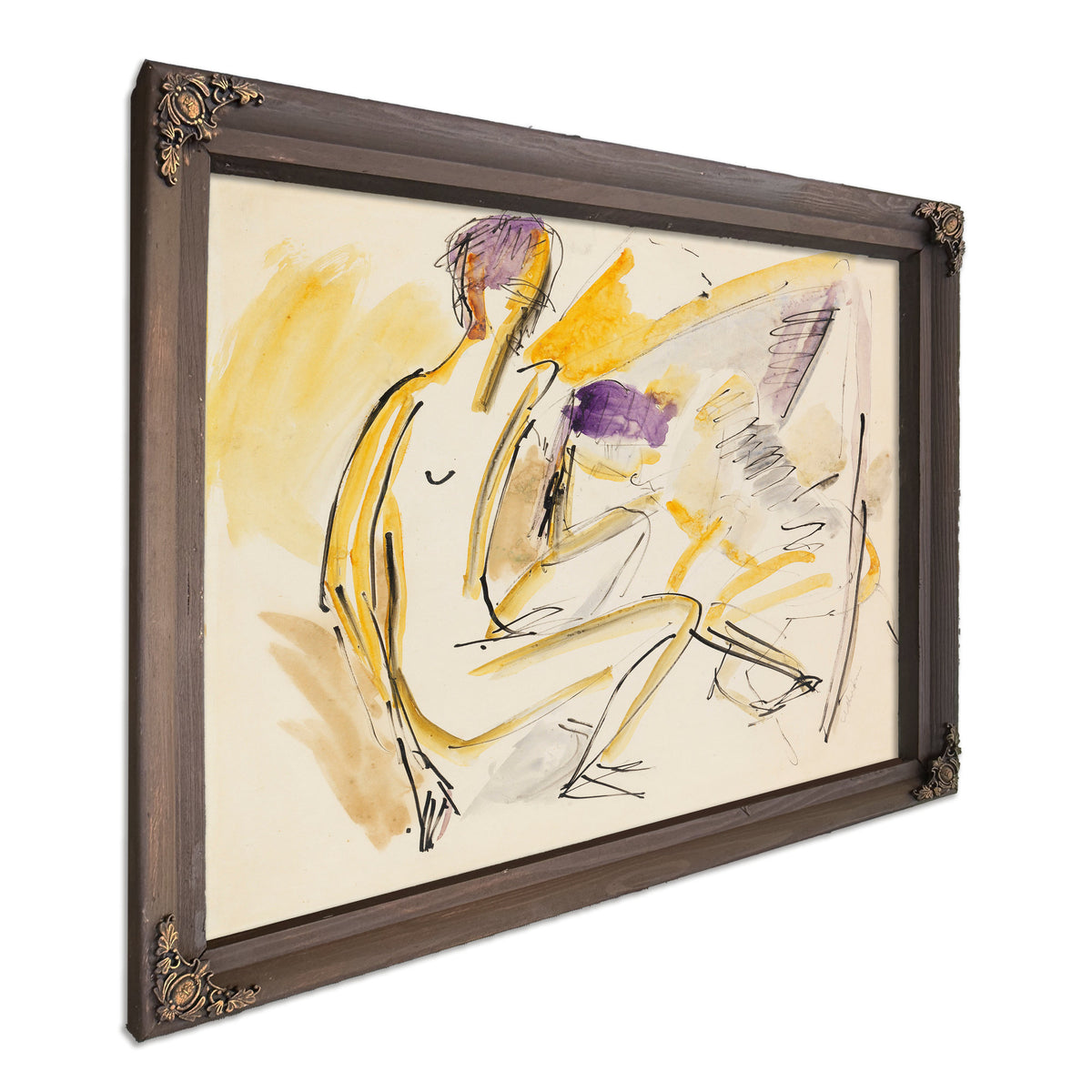 Sitzender Und Liegender Akt Am Strand By Ernst Ludwig Kirchner