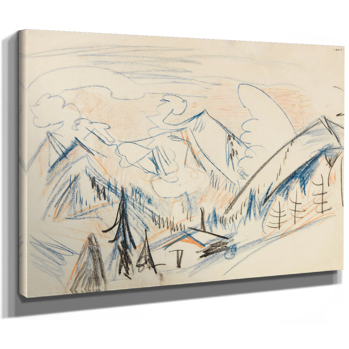 Stafelalp 1918 By Ernst Ludwig Kirchner