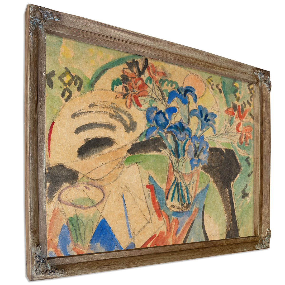 Stilleben Mit Enzian Und Turkenbund By Ernst Ludwig Kirchner