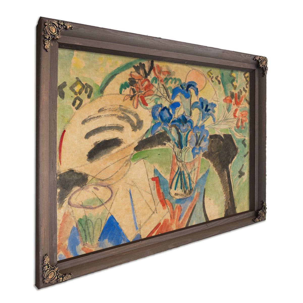 Stilleben Mit Enzian Und Turkenbund By Ernst Ludwig Kirchner