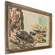 Stillleben Neben Geschnitztem Stuhl By Ernst Ludwig Kirchner
