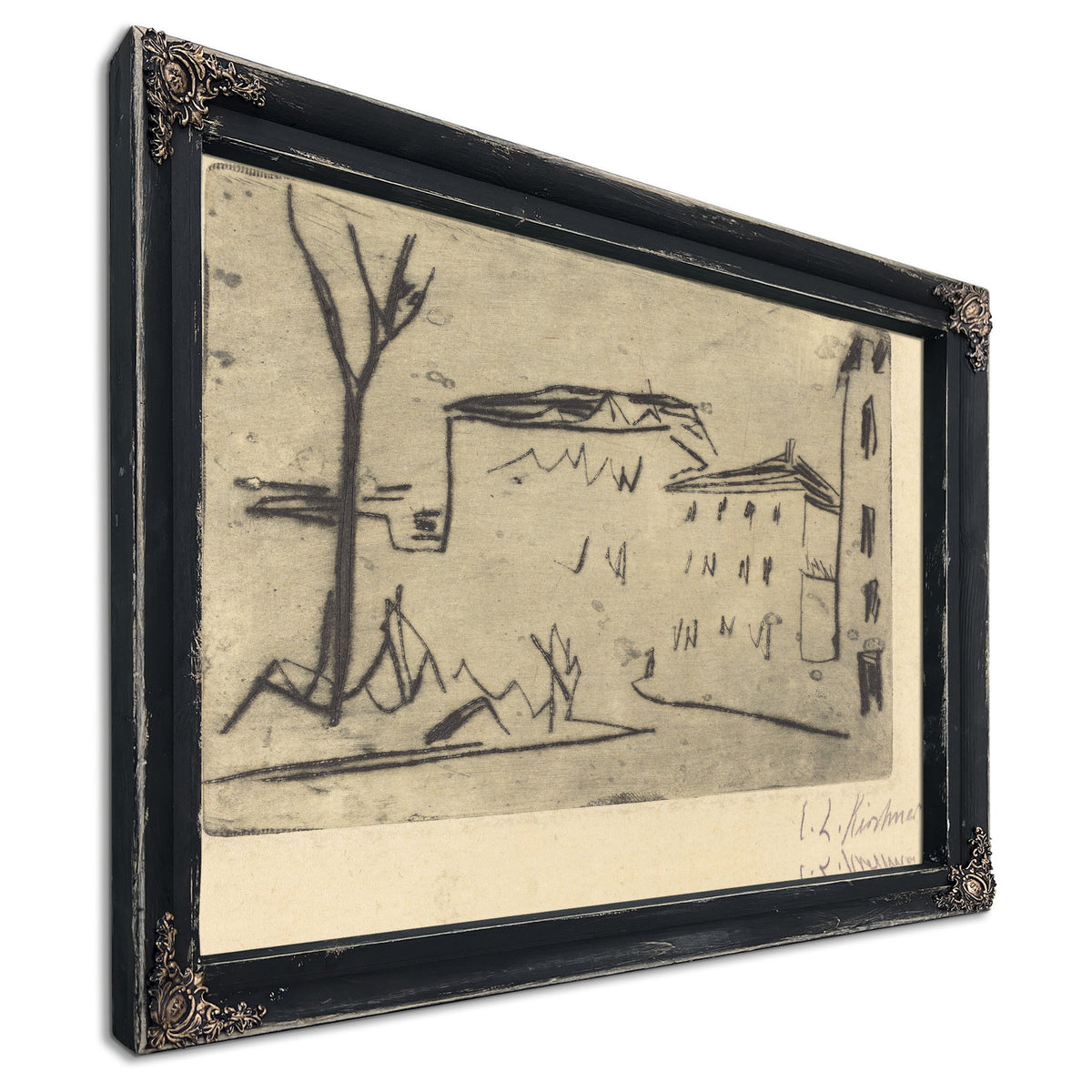 Street Corner Dresden Strassenecke By Ernst Ludwig Kirchner