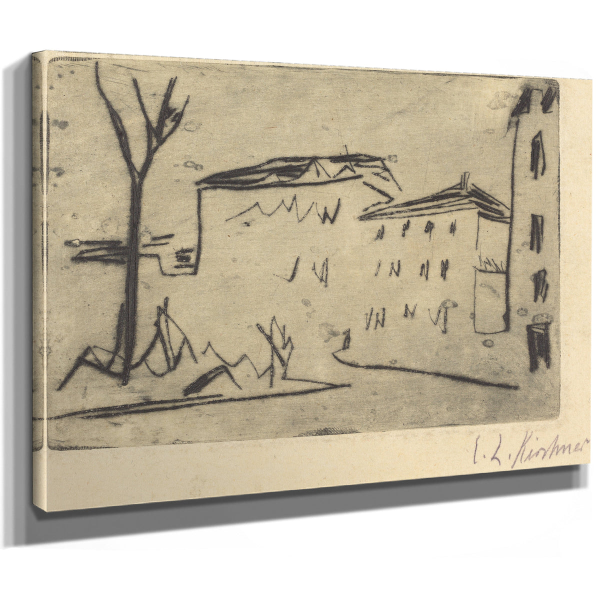 Street Corner Dresden Strassenecke By Ernst Ludwig Kirchner