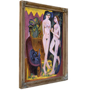 Two Nudes a Room 1914 By Ernst Ludwig Kirchner