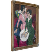 Two Women a Sink Sisters 1913 By Ernst Ludwig Kirchner