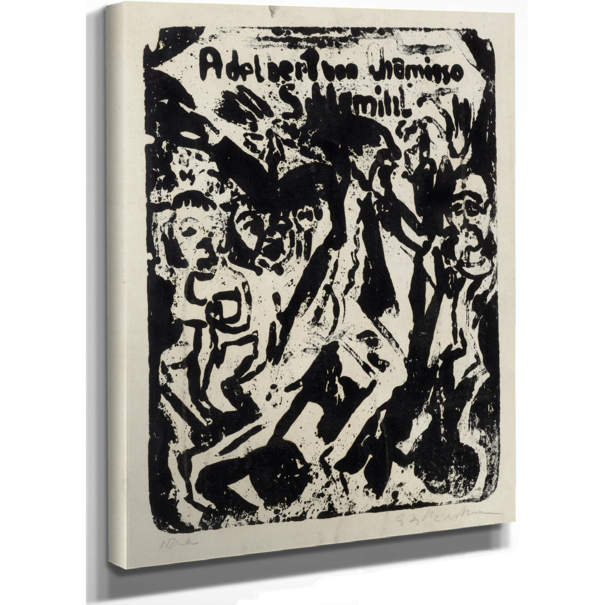Umschlagzeichnung Zu Adelbert von By Ernst Ludwig Kirchner