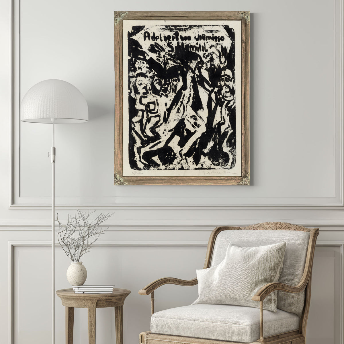 Umschlagzeichnung Zu Adelbert von By Ernst Ludwig Kirchner