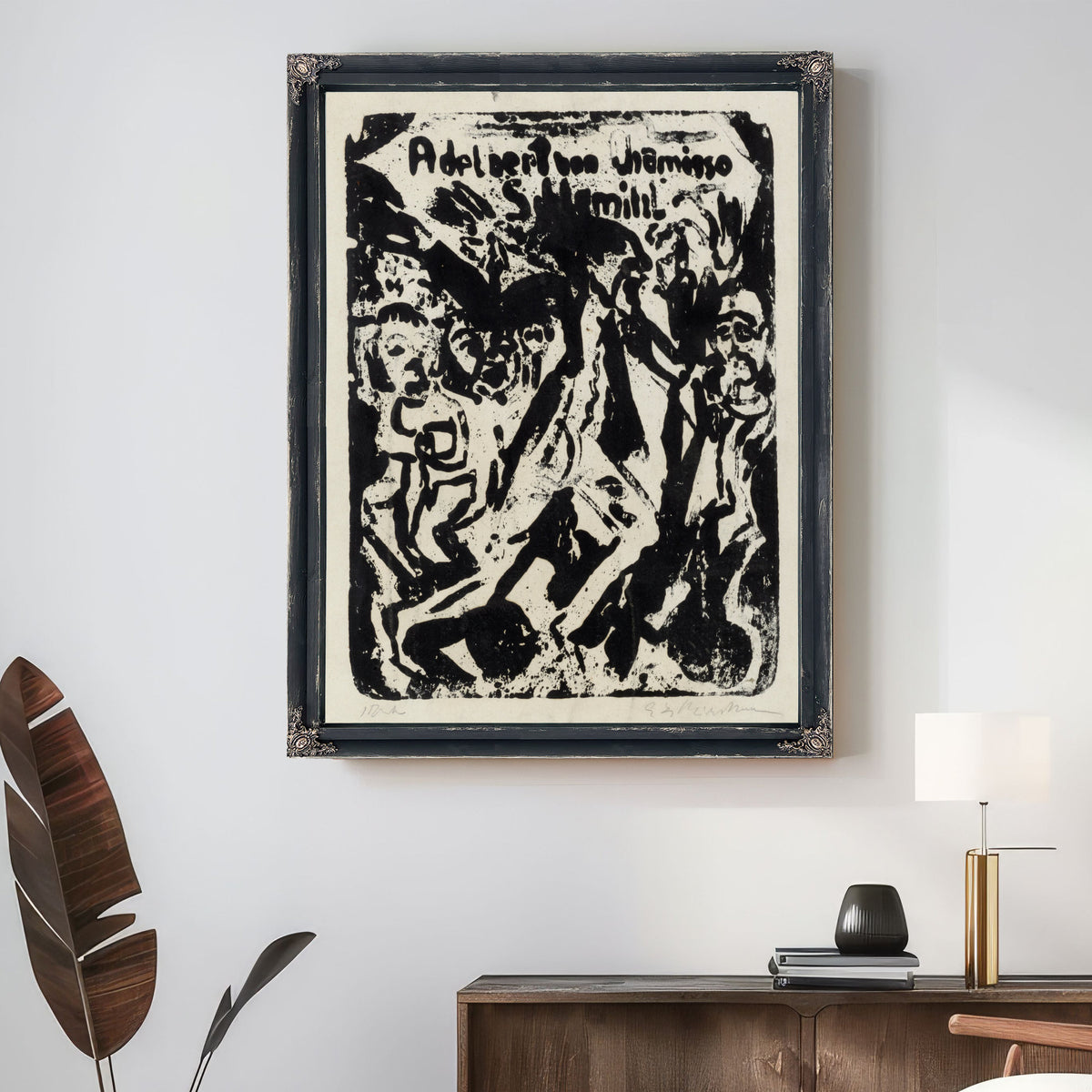 Umschlagzeichnung Zu Adelbert von By Ernst Ludwig Kirchner