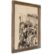 Unterhaltung Im Cafe Ca By Ernst Ludwig Kirchner