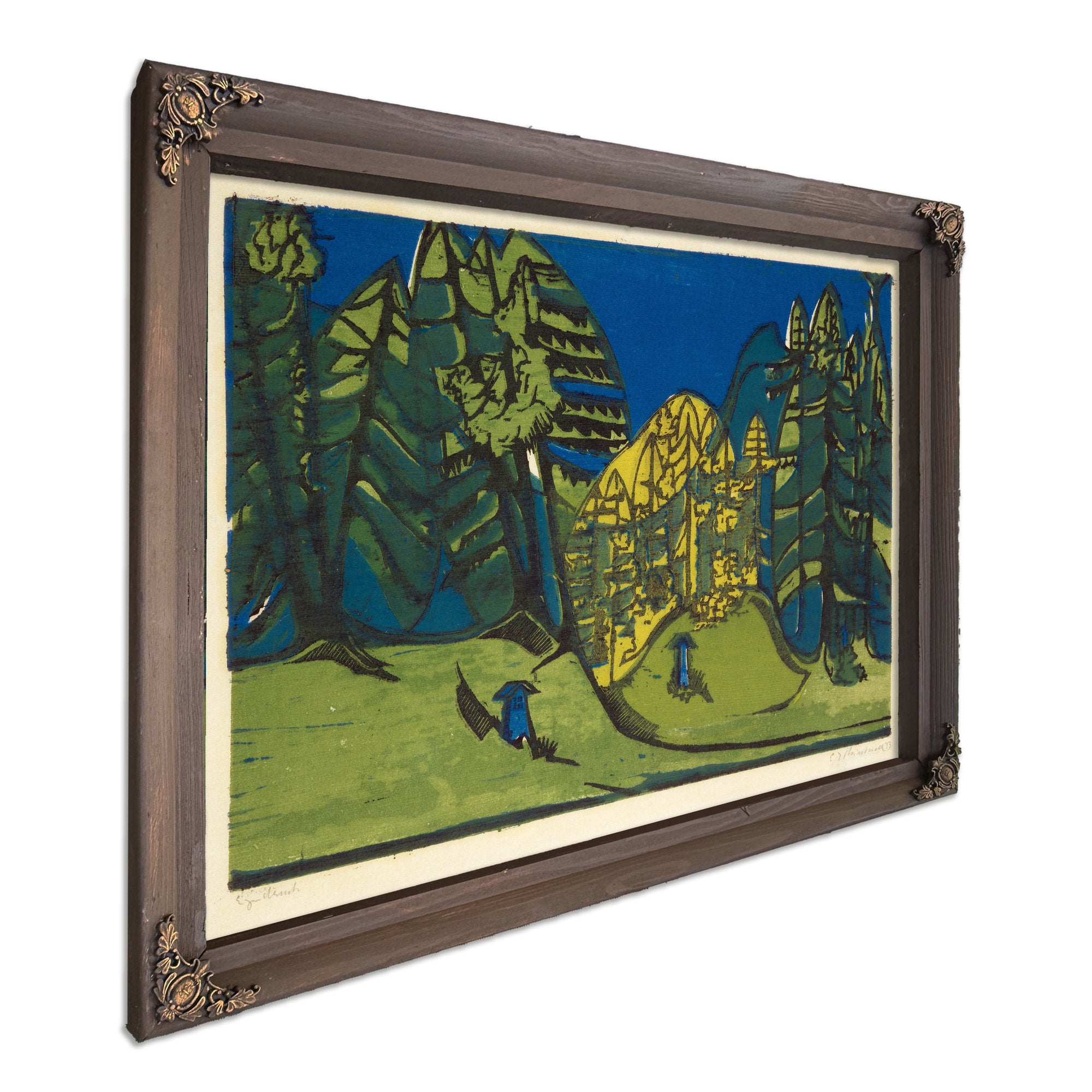 Waldfriedhof 1933 By Ernst Ludwig Kirchner