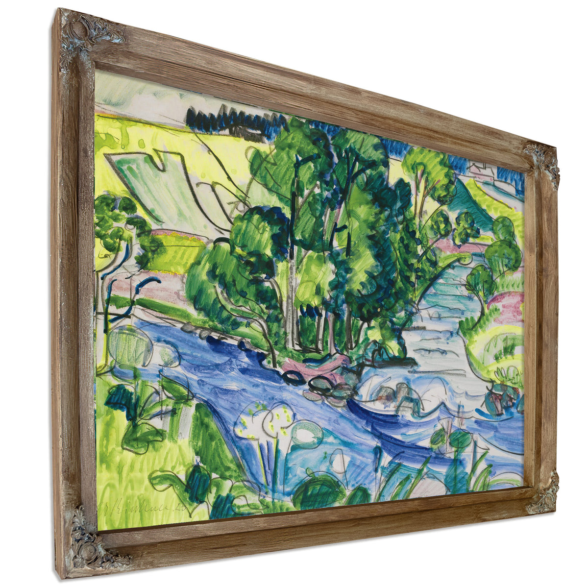 Wildboden Mit Kirchners Haus Kirchners By Ernst Ludwig Kirchner