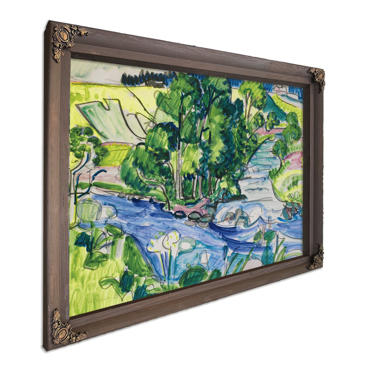 Wildboden Mit Kirchners Haus Kirchners By Ernst Ludwig Kirchner