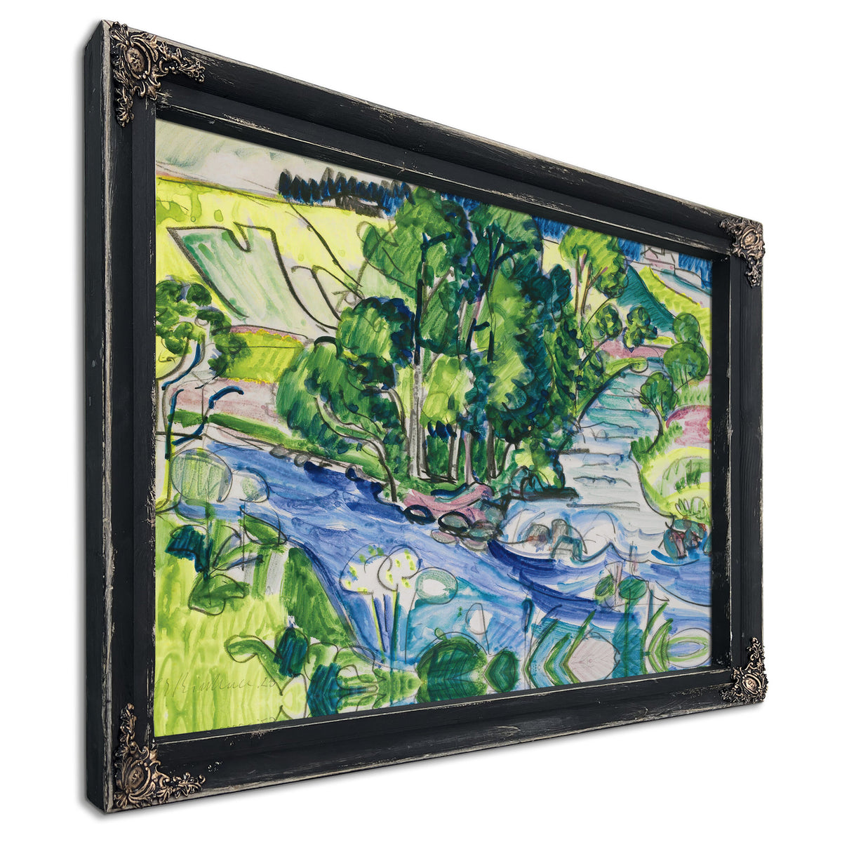 Wildboden Mit Kirchners Haus Kirchners By Ernst Ludwig Kirchner