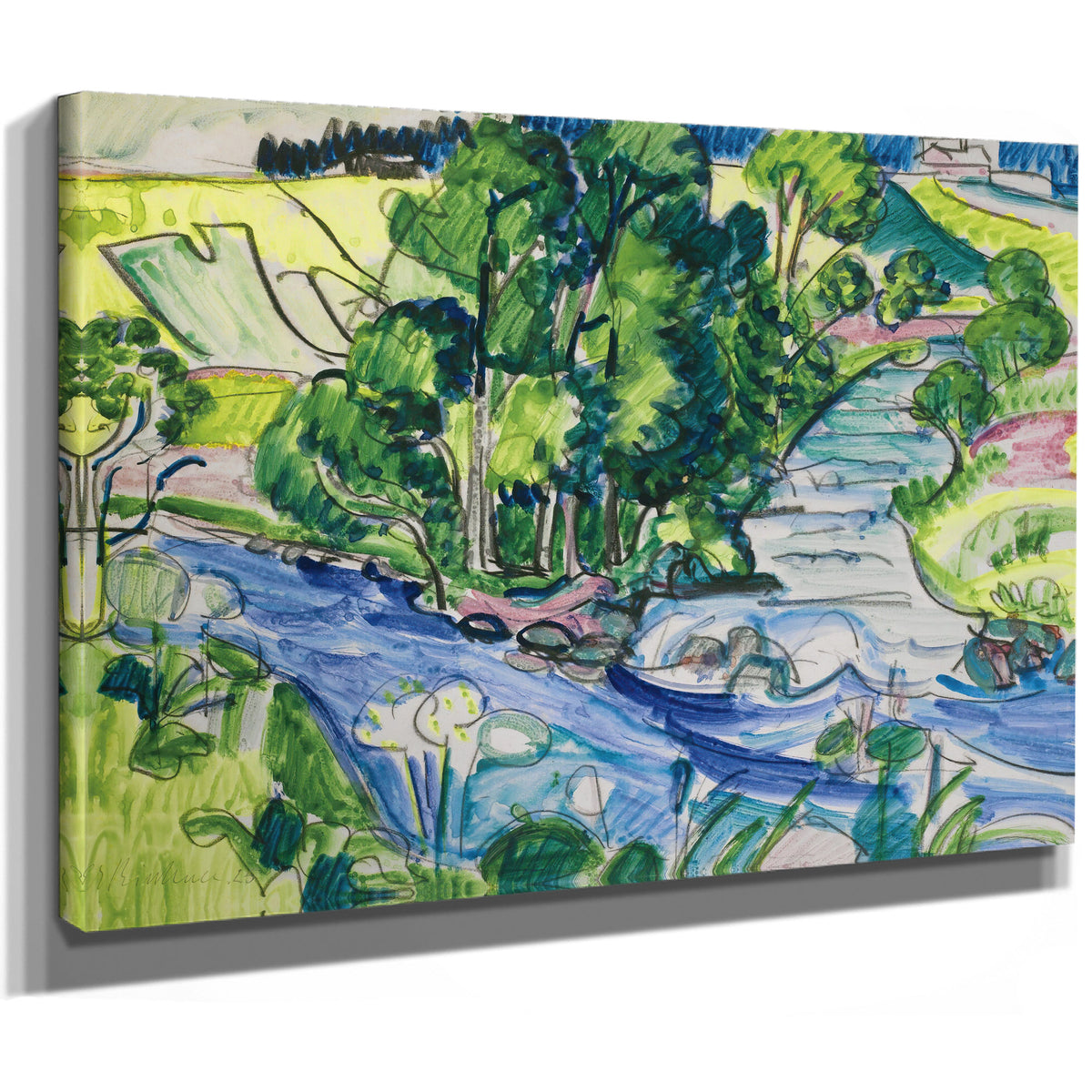 Wildboden Mit Kirchners Haus Kirchners By Ernst Ludwig Kirchner