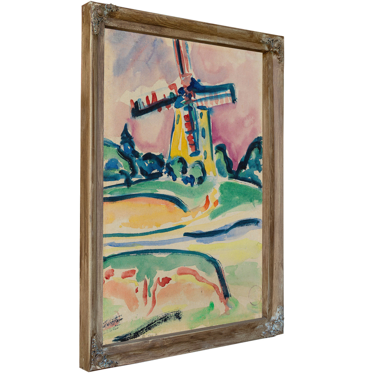 Windmuhle Eine Windmuhle Auf Fehmarn By Ernst Ludwig Kirchner