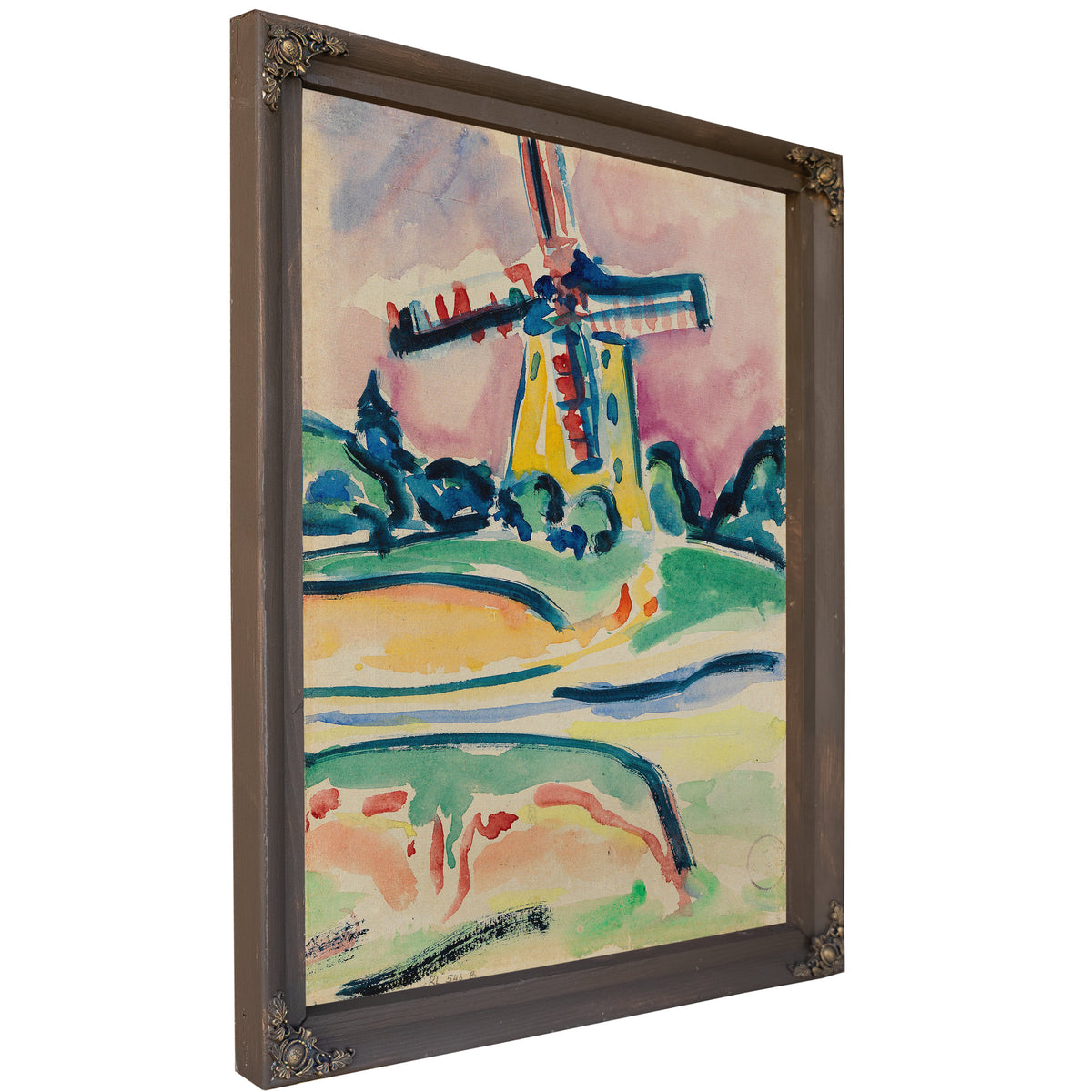 Windmuhle Eine Windmuhle Auf Fehmarn By Ernst Ludwig Kirchner