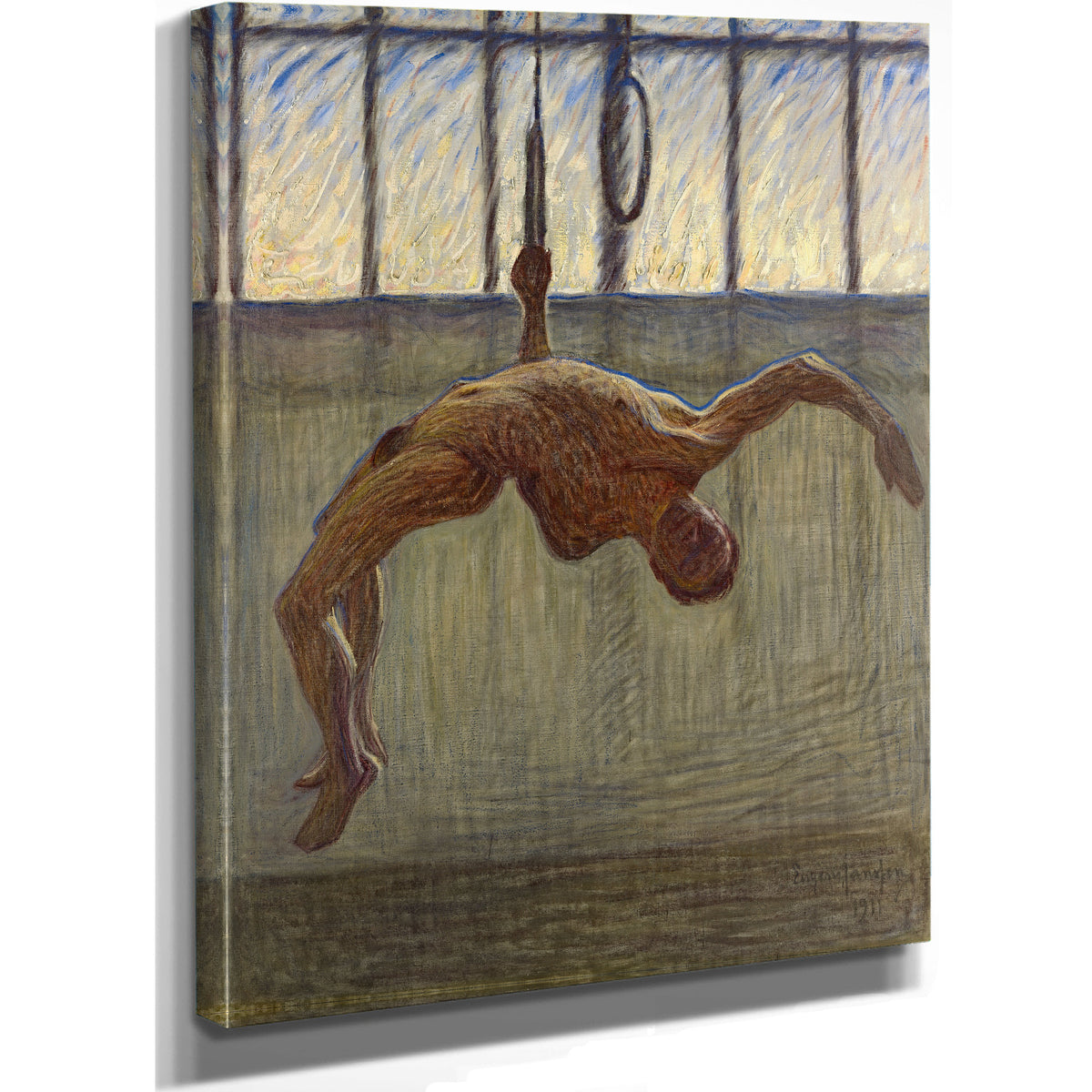 Ring Gymnast I By Eugene Jansson