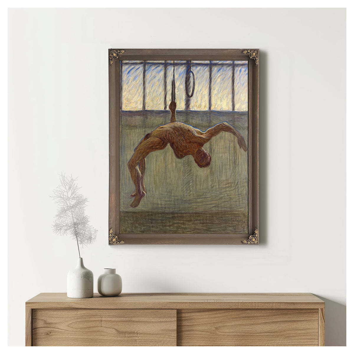 Ring Gymnast I By Eugene Jansson
