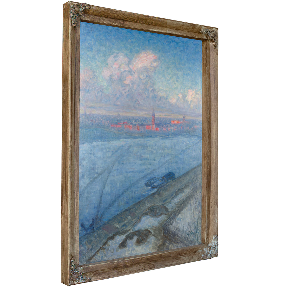 The City Sunset 1897 By Eugene Jansson