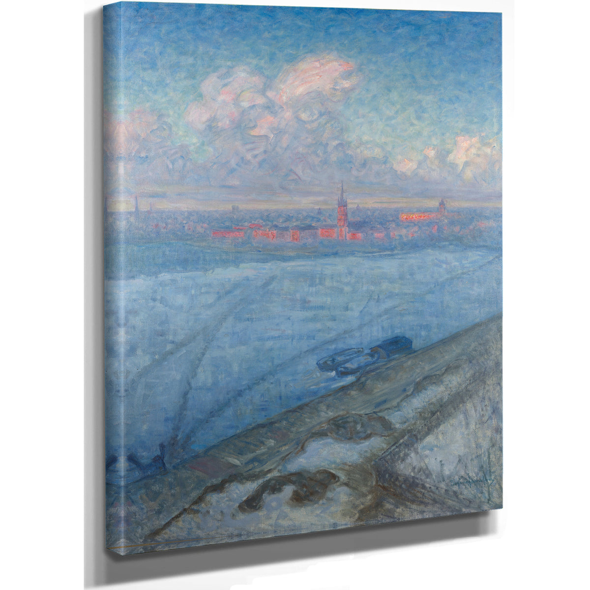 The City Sunset 1897 By Eugene Jansson