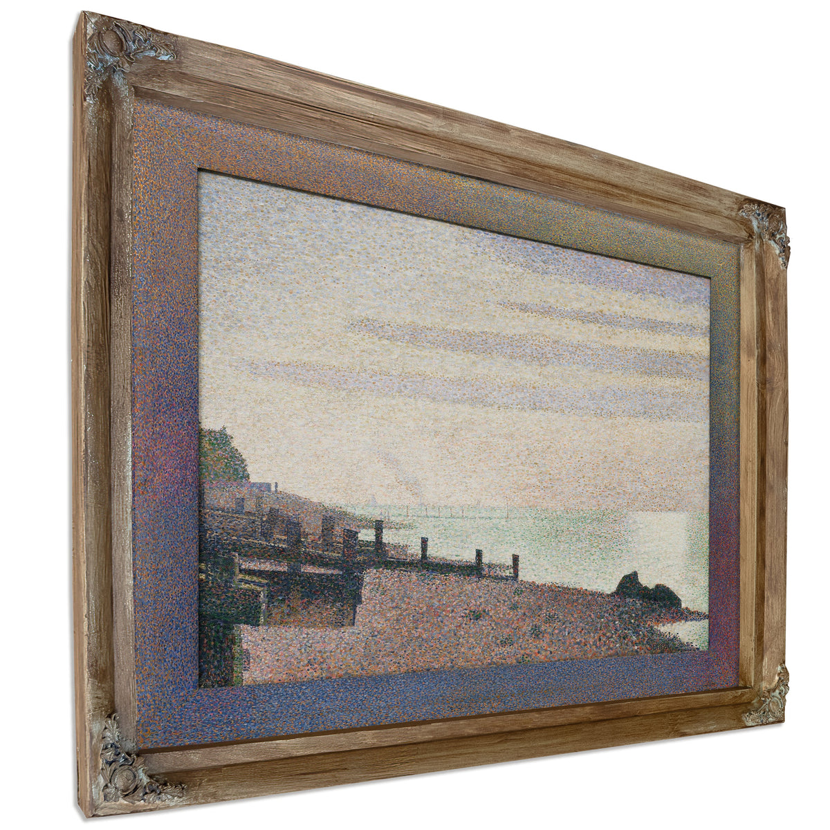 Evening Honfleur by Georges Seurat