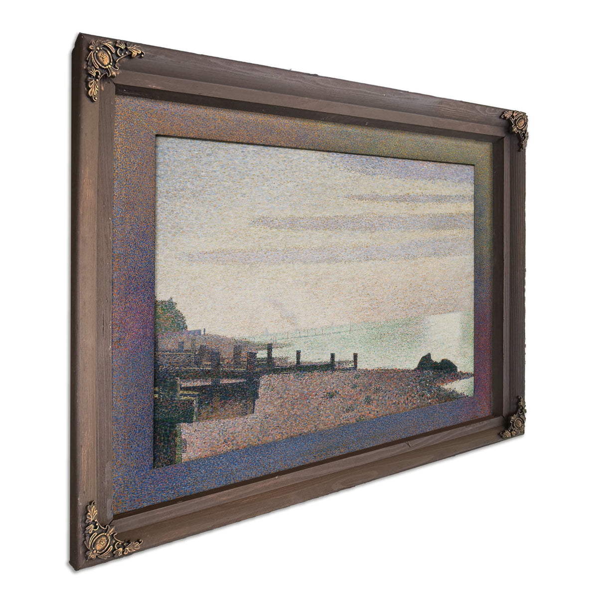 Evening Honfleur by Georges Seurat